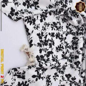 2 Pcs Women’s Unstitched winter Printed Suit