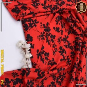 2 Pcs Women’s Unstitched winter Printed Suit