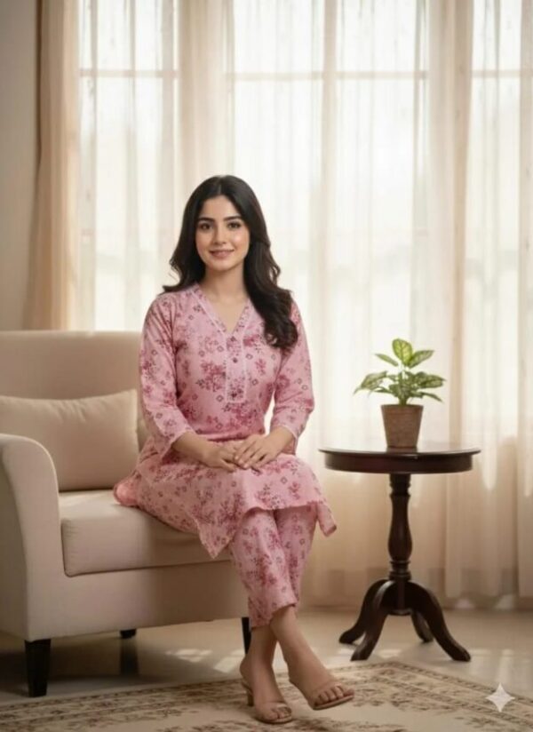 SbyS 2 Pcs Winter Stitched Khaddar Printed Shirt And Trouser