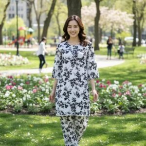 Winter Collection 2 Pcs Stitched Micro Polo Cotton Women Dress Marina Wool Specially