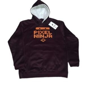 Men’s Graphic Sublimation Hooded Fleece Hoodie – 1 Pc in Stylish Brown