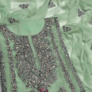 2 Pcs Women’s Unstitched Hand Work Suit