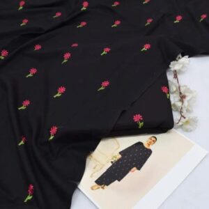 2 Pcs Women’s Unstitched Embroidered Suit