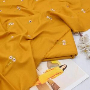 2 Pcs Women’s Unstitched Embroidered Suit