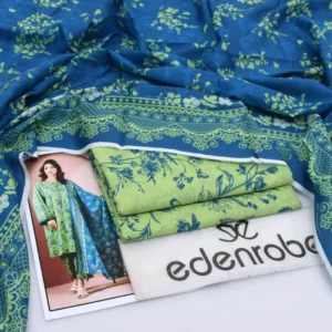 Green Digital Print Lawn 3-Piece Set