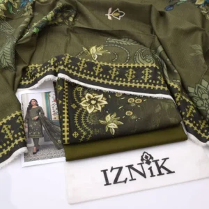 Green Digital Print Lawn 3Pcs Set