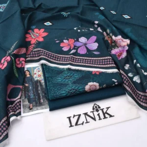 Green Digital Print Lawn 3Pcs Set