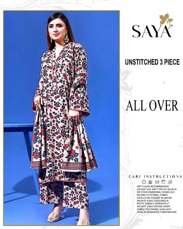 Unstitched 3-Piece Lawn Suit