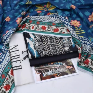 Nuréh Digital Printed Lawn Suit 3 Piece Set