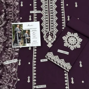 Mix TRENDING DESIGN 3 PCS unstitched Embroidery suite